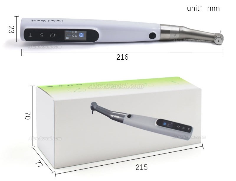 Dental Electric Universal Implant Torque Wrench Implant Prosthetic Kit 10-50N.cm